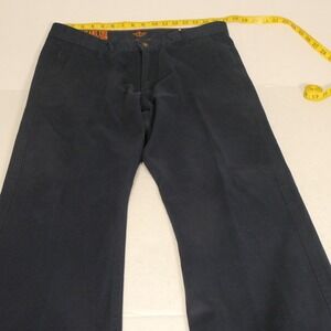 Dockers Mens Pants 34x30 Navy Blue Slim Tapered Chinos Preppy Business Casual